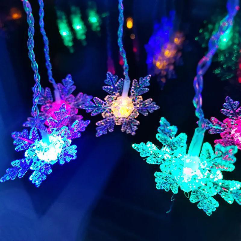 Avtoit | Curtain Snowflake LED String Lights