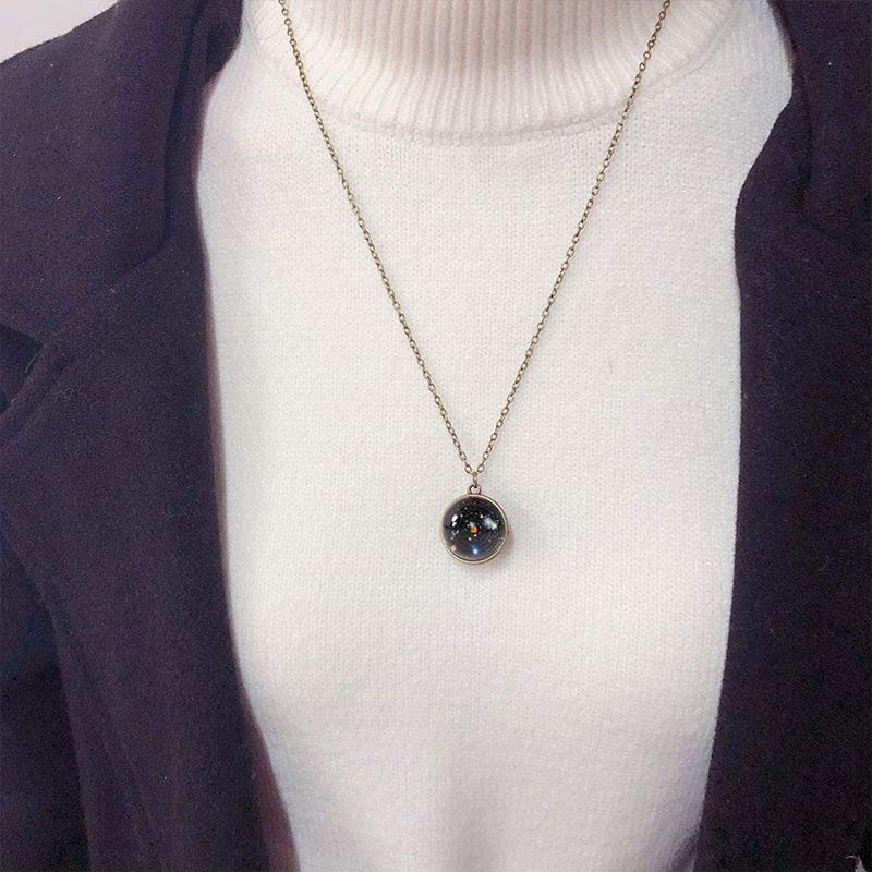 Avtoit | Double-Sided Glass Galaxy Necklace