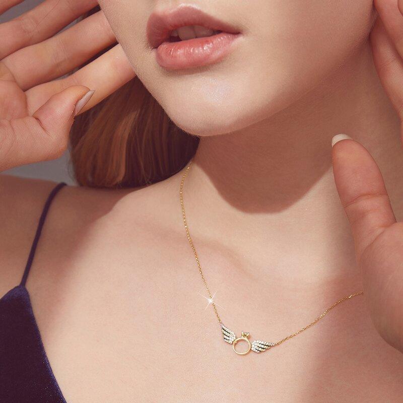Avtoit | Sterling Silver Angel Wing Necklace