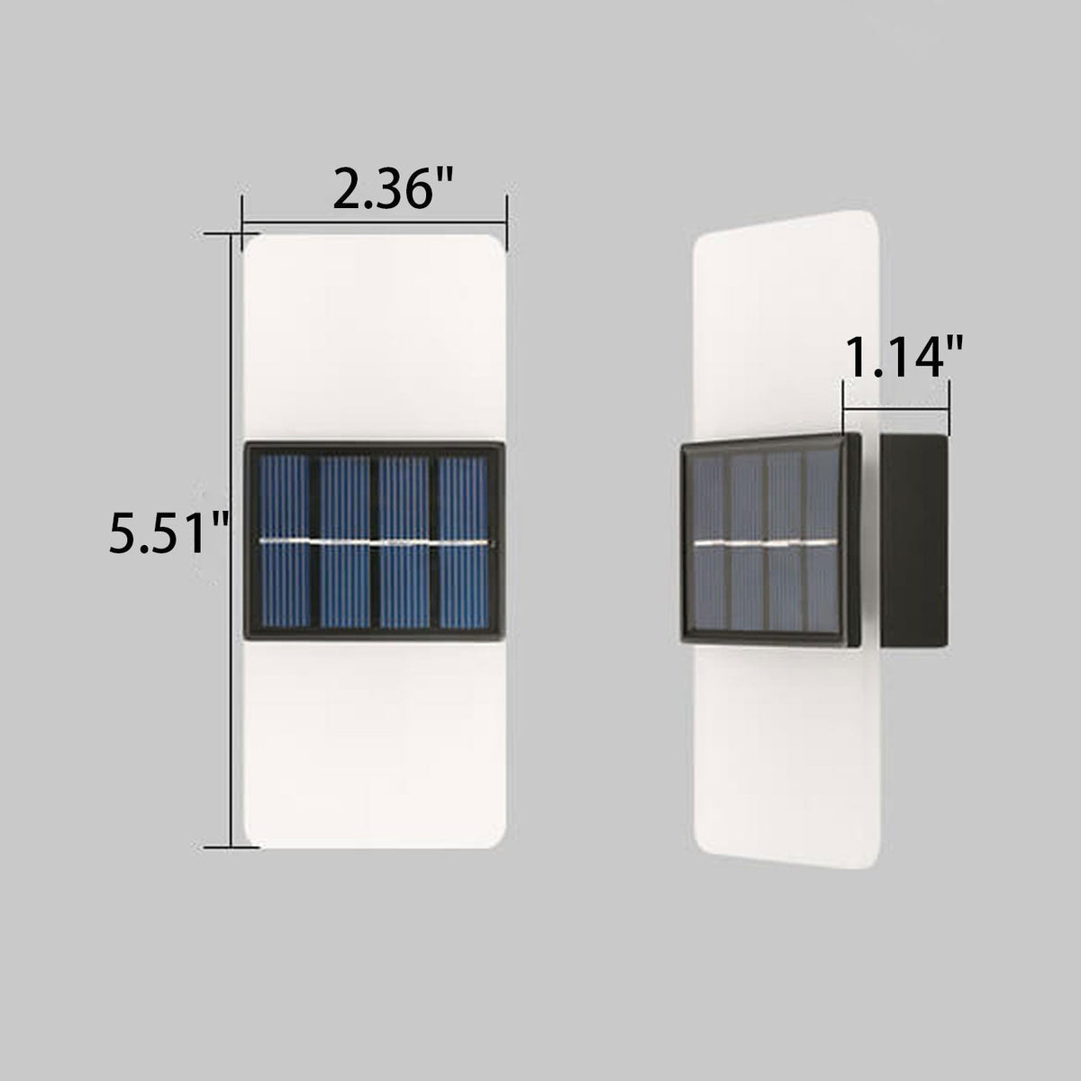 Avtoit | LumaZen Solar LED Wall Lamp | Weatherproof | Solar Powered Outdoor Lighting | Garden & Patio Decor