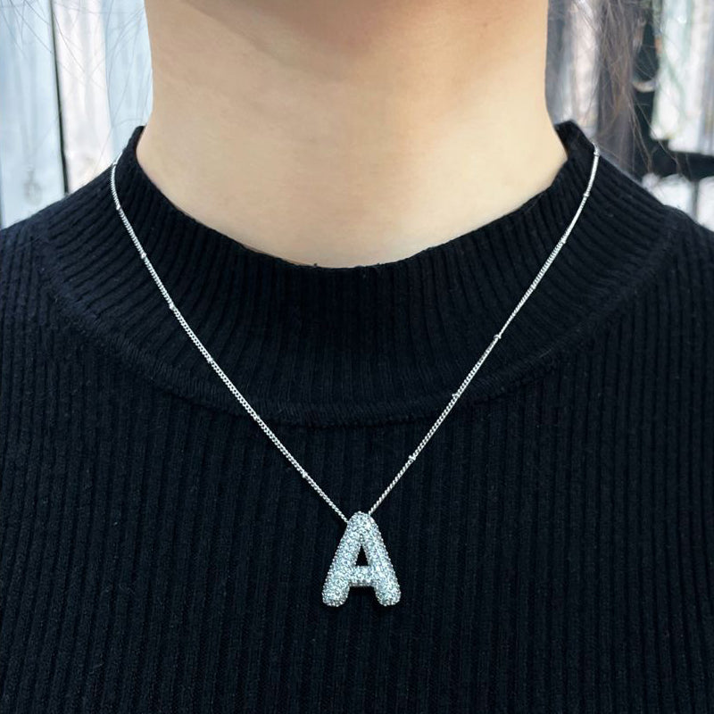 Avtoit | Alphabet-Diamond-Pendant-Necklace