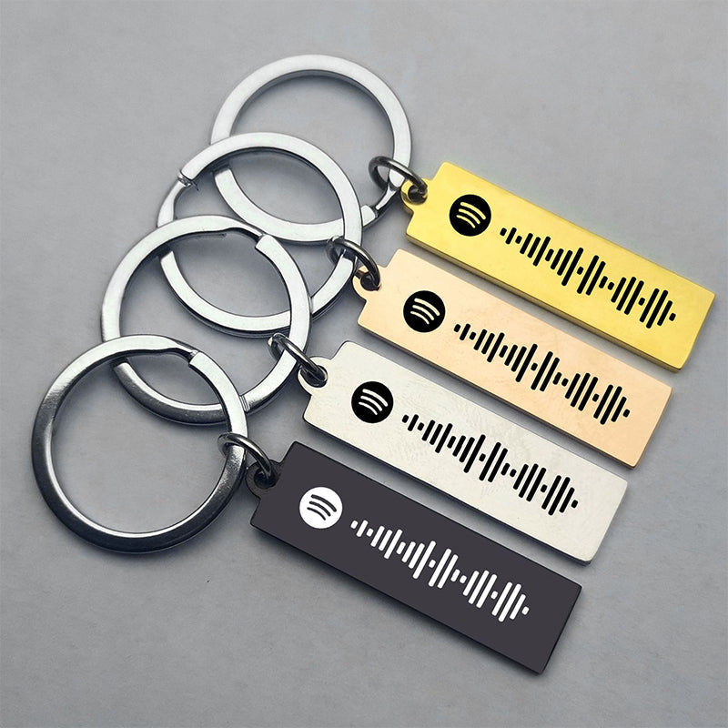 Avtoit | Music Code Plaque Keychain