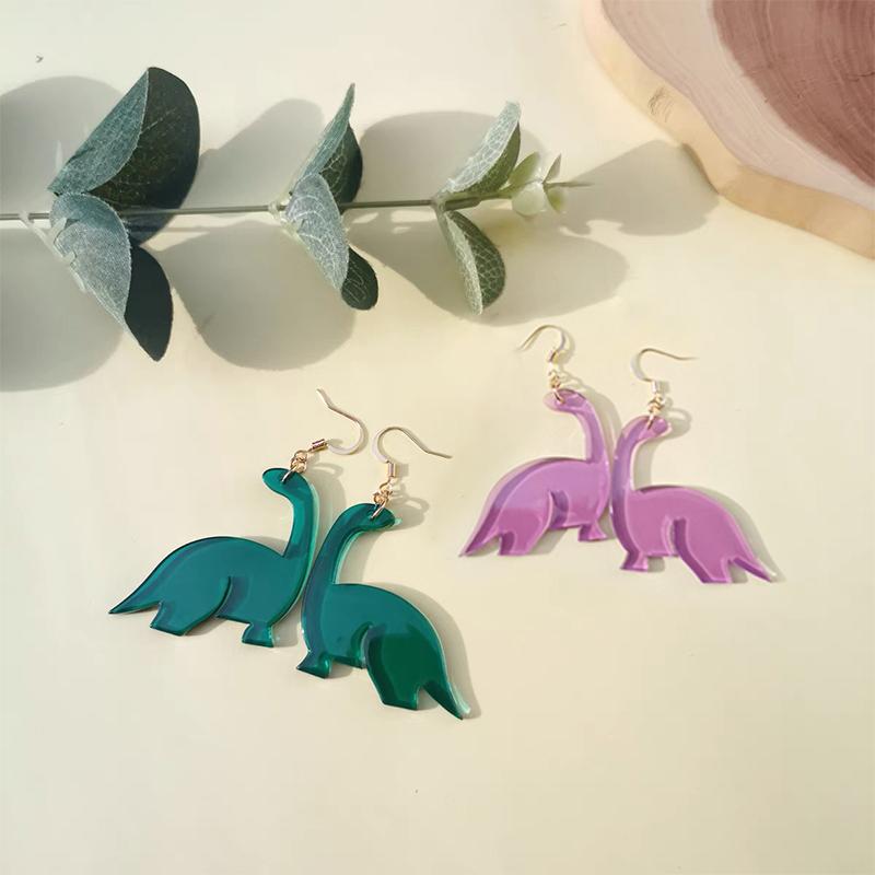 Avtoit | Acrylic Small Dinosaur Earrings