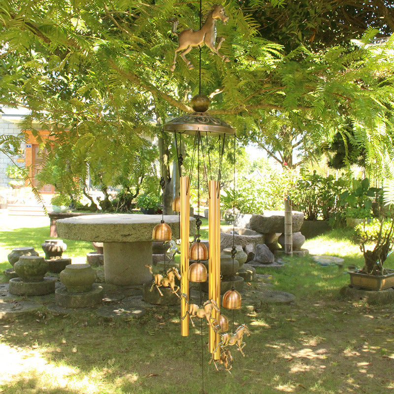 Avtoit | Retro Bronze Horse Wind Chime