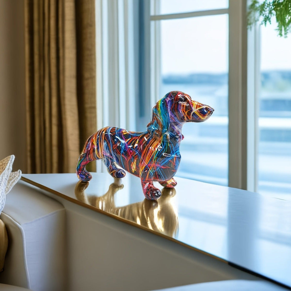 Avtoit | Graffiti Dachshund Sculpture