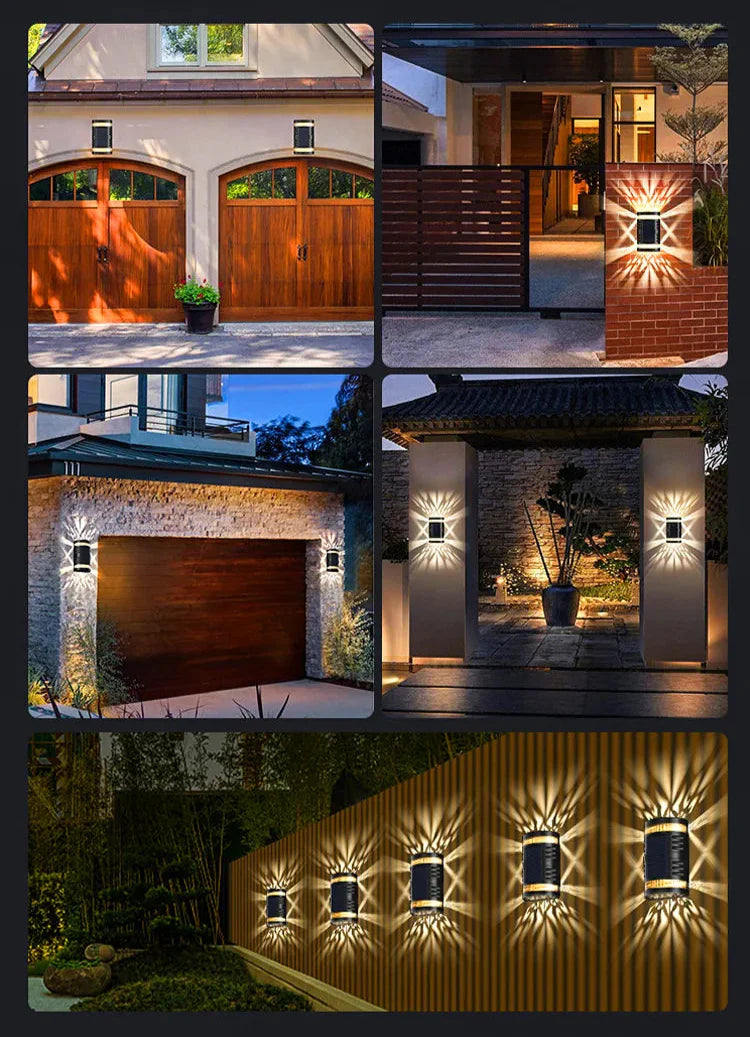 Avtoit | Solar lamp with intelligent light control – outdoor wall light with automatic night detection