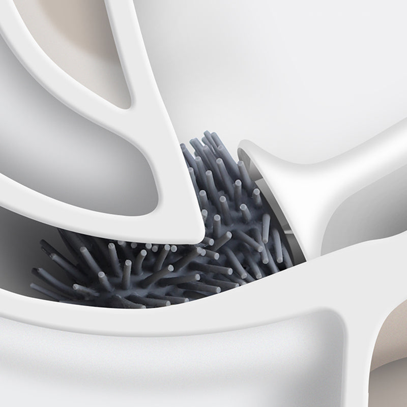Avtoit | Silicone Toilet Brush with Holder | Modern, Efficient Loo Brush for Home Cleaning