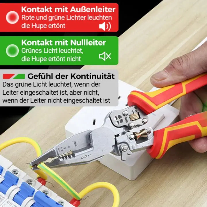 Avtoit | 8-in-1 Stripping Plier with Voltage Tester