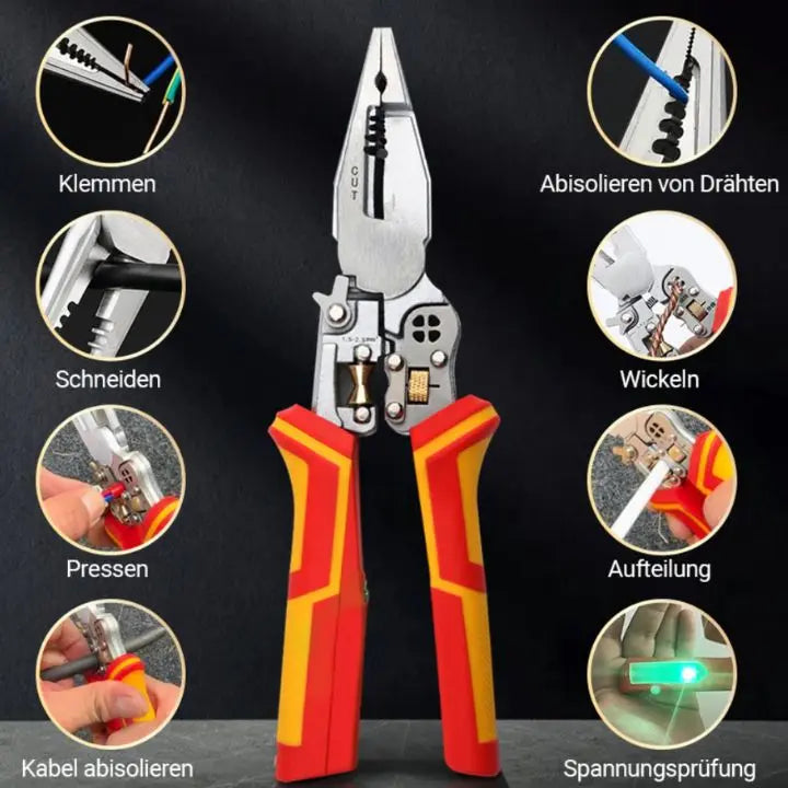 Avtoit | 8-in-1 Stripping Plier with Voltage Tester