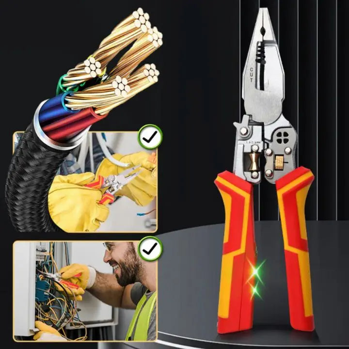 Avtoit | 8-in-1 Stripping Plier with Voltage Tester