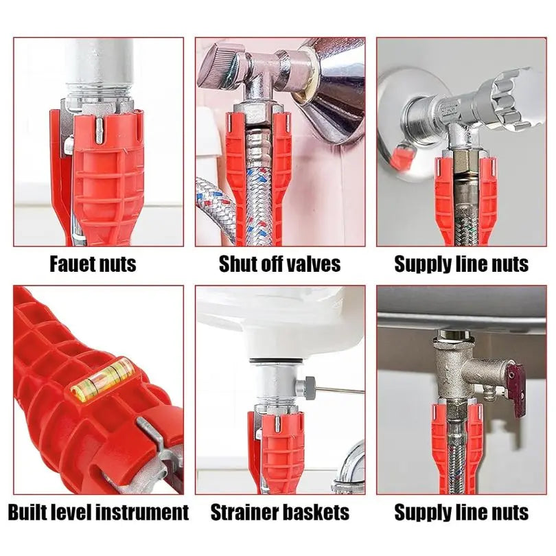 Avtoit | 8-in-1 Sink Wrench | Essential Plumbing Tool