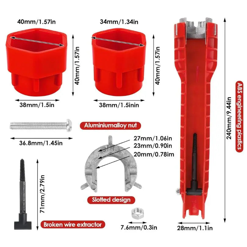 Avtoit | 8-in-1 Sink Wrench | Essential Plumbing Tool