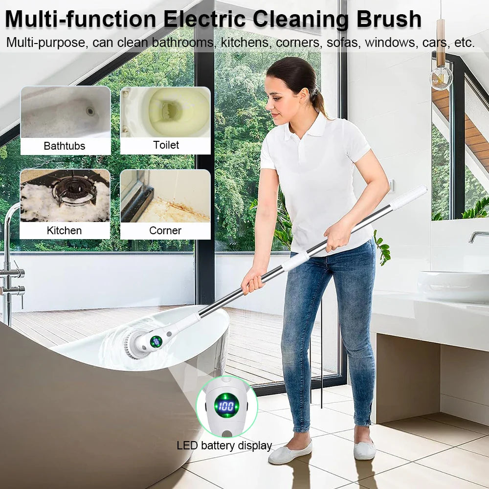 Avtoit | 8-in-1 Electric Cleaning Brush – Liora – (1+1 FREE)