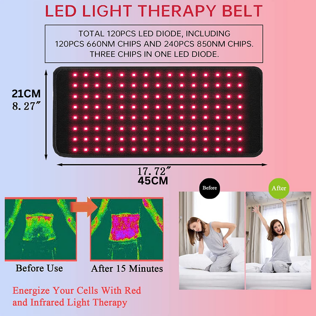 Avtoit | Medical-Grade At-Home Infrared Light Therapy Pad Belt For Pain Relief