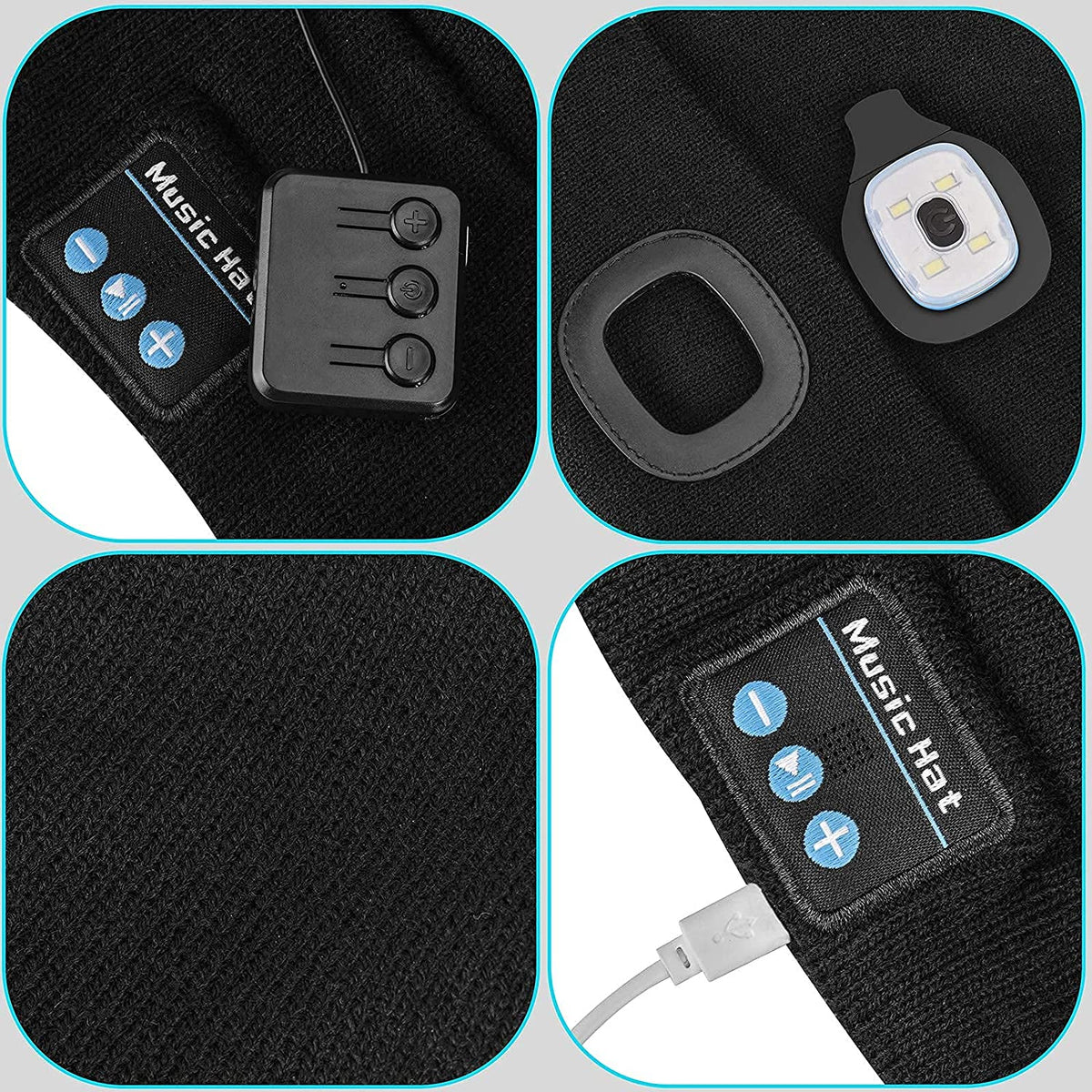 Avtoit | Bluetooth Beanie Hat Light Wireless Headphones