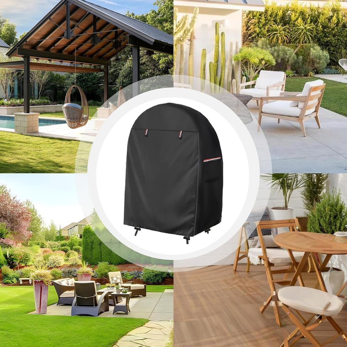 Avtoit | Waterproof Egg Chair Cover with Double Zipper – Solara