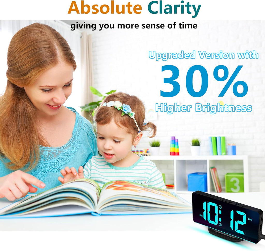 Avtoit | 11.5-Inch Digital Calendar Day Clock with 19 Reminders – Claryon