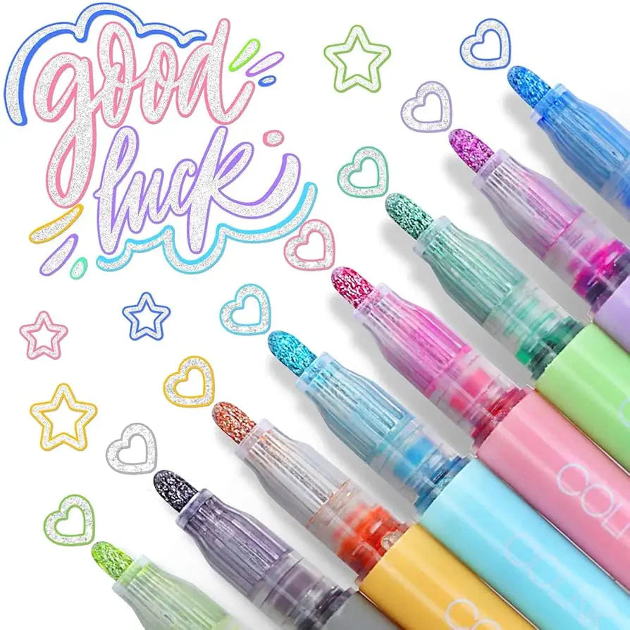 Avtoit | Metallic Marker Pens – Ideal for Cards, Hand Lettering & Crafting