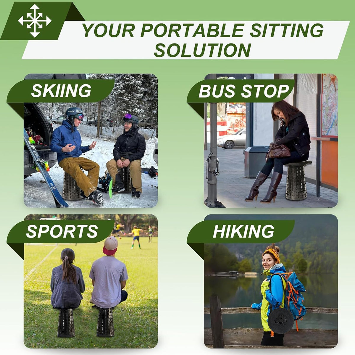 Avtoit | Collapsible Stool with Cushion – SitMax