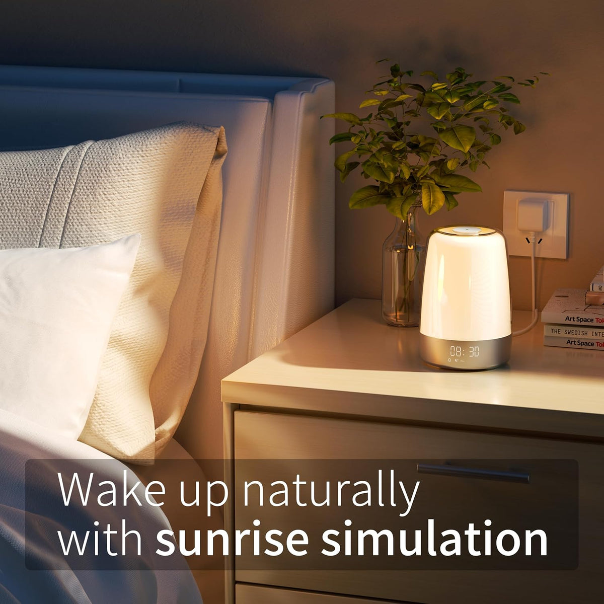 Avtoit | Aurora Wake-Up Light with Natural Sounds – Gentle Sunrise Alarm Clock for a Refreshing Start