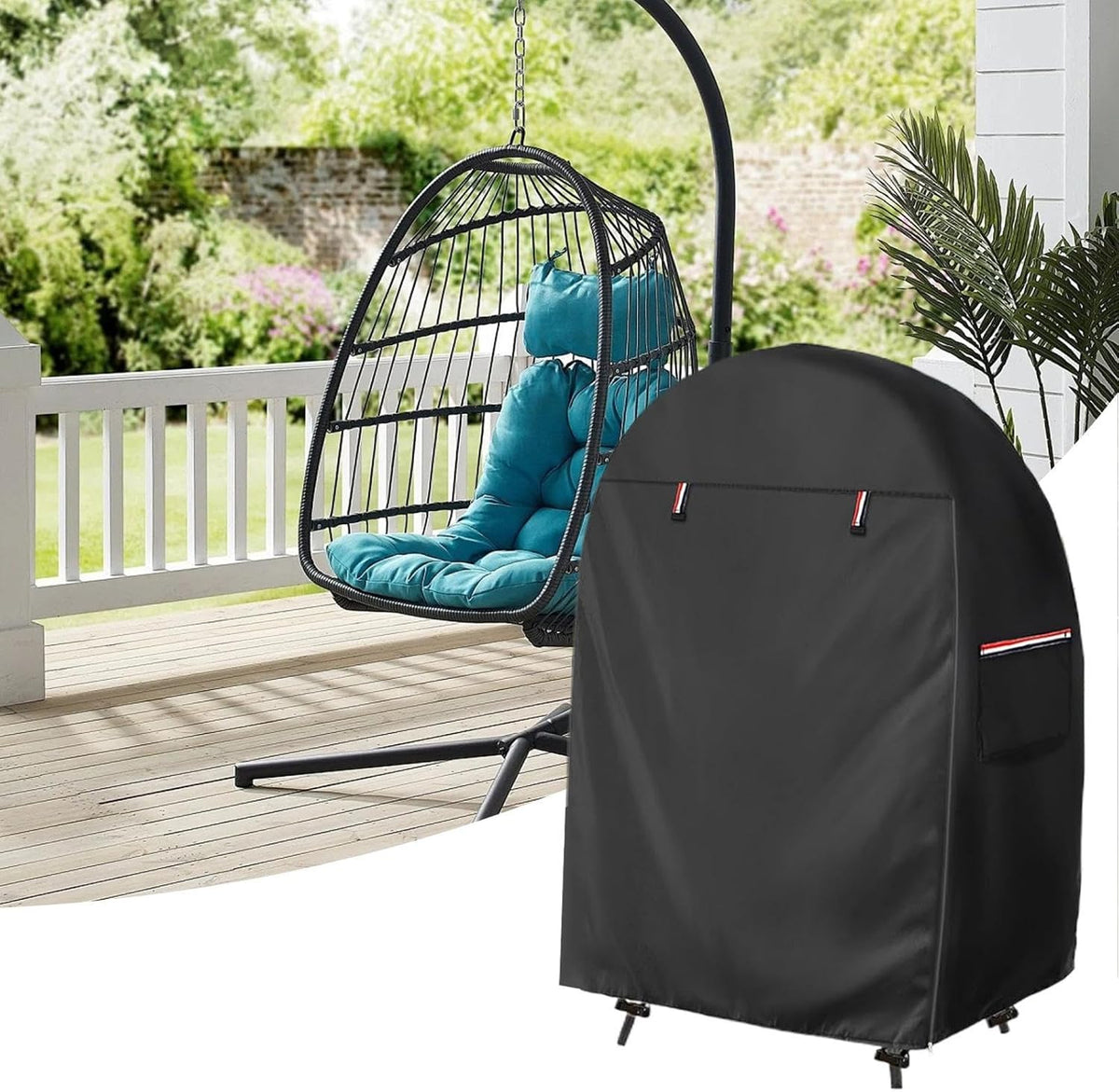 Avtoit | Waterproof Egg Chair Cover with Double Zipper – Solara