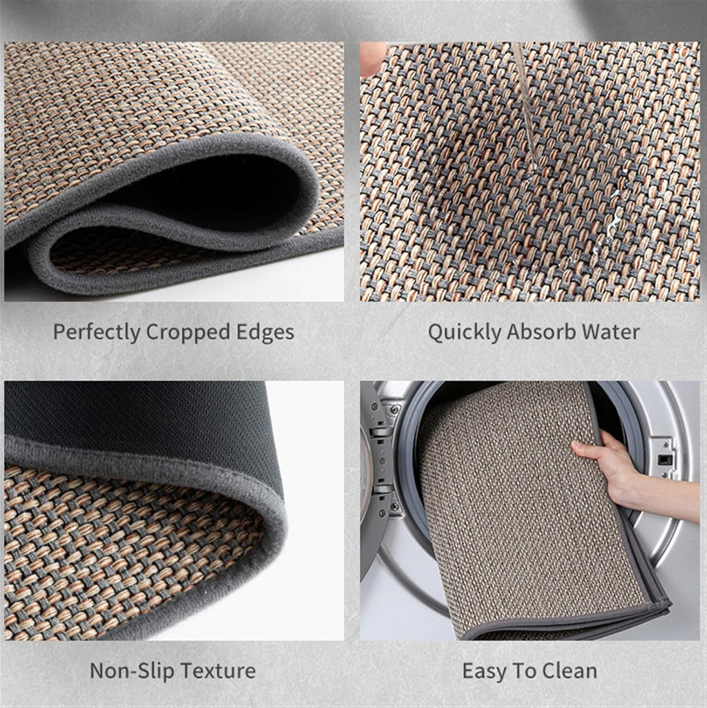 Avtoit | Woven Indoor Door Mats | Machine Washable. Non-Slip & Ideal for Home Decor and High-Traffic Areas