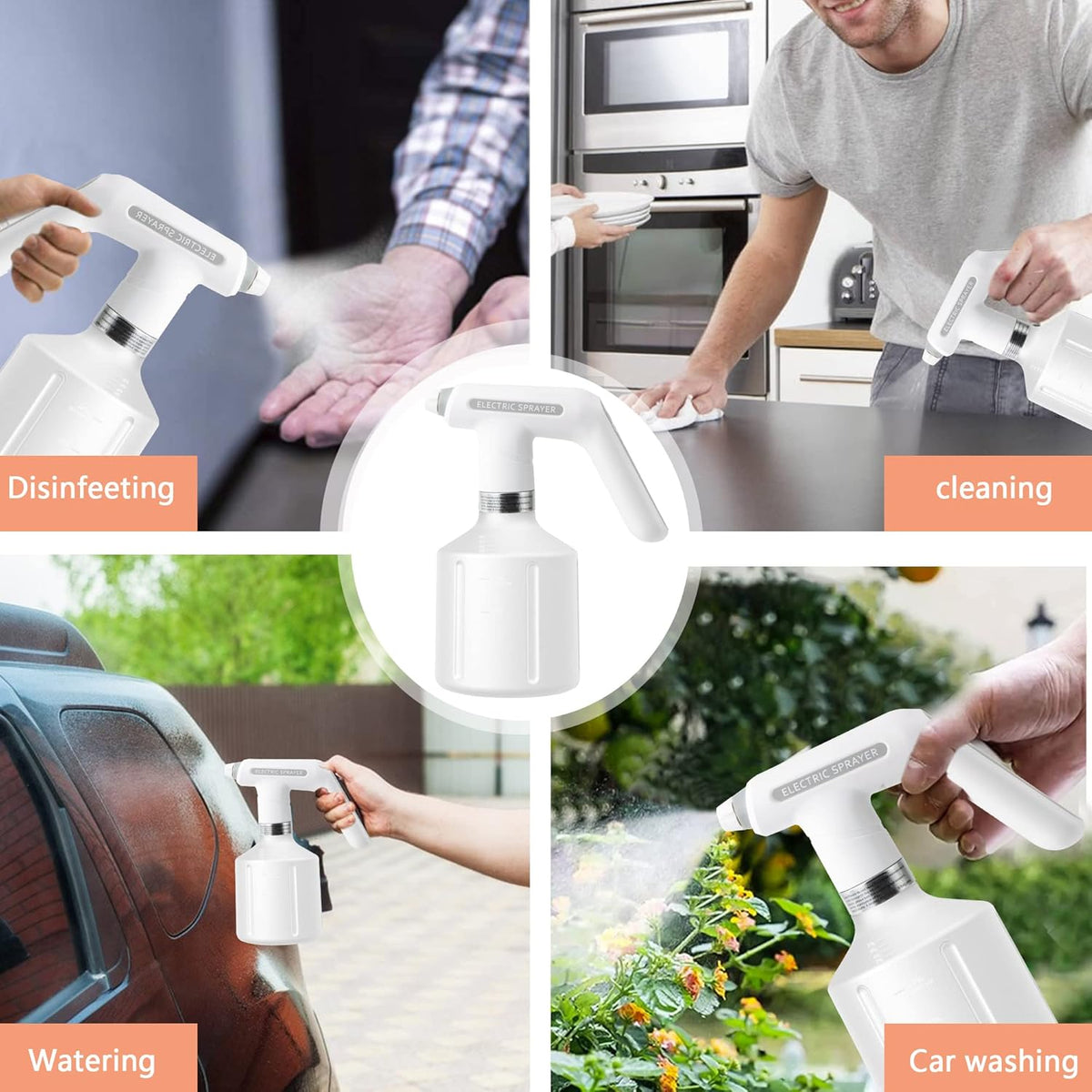 Avtoit | Electric Spray Bottle for Plants – Automatic Watering Can with Comfort Grip
