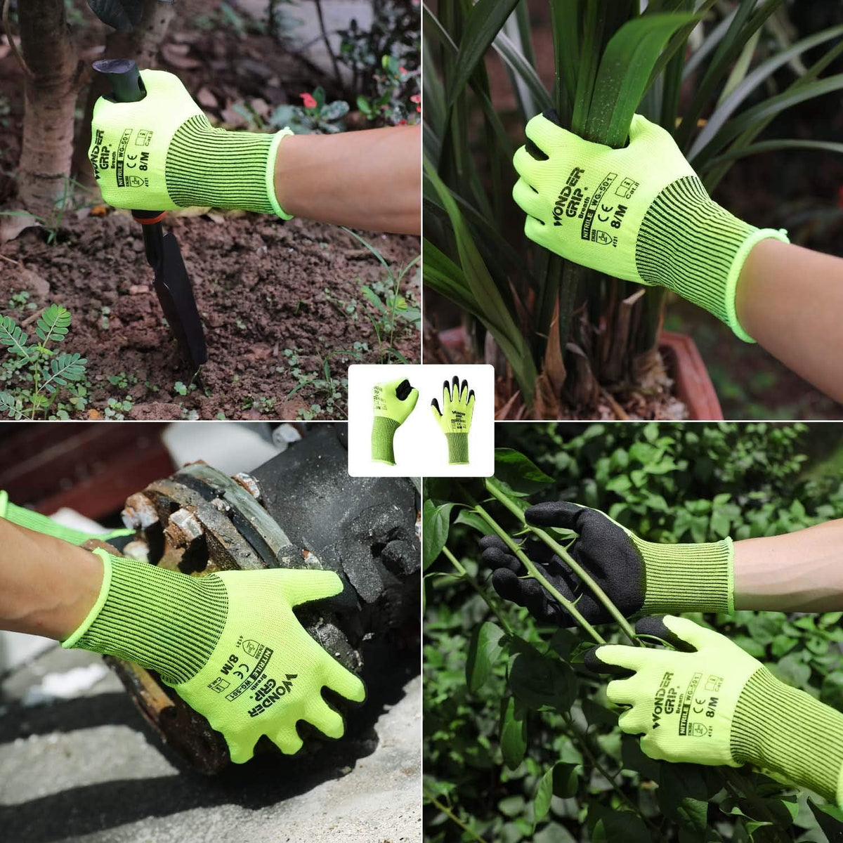 Avtoit | Work Gloves with Wonder Grip – Non-Slip Gloves for Gardening and Craftsmanship