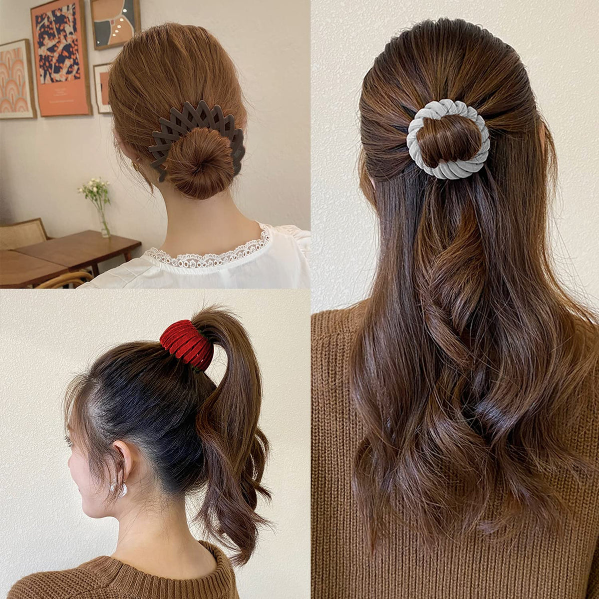 Avtoit | Stylish Bird's Nest Hair Clips – 3-Piece Set