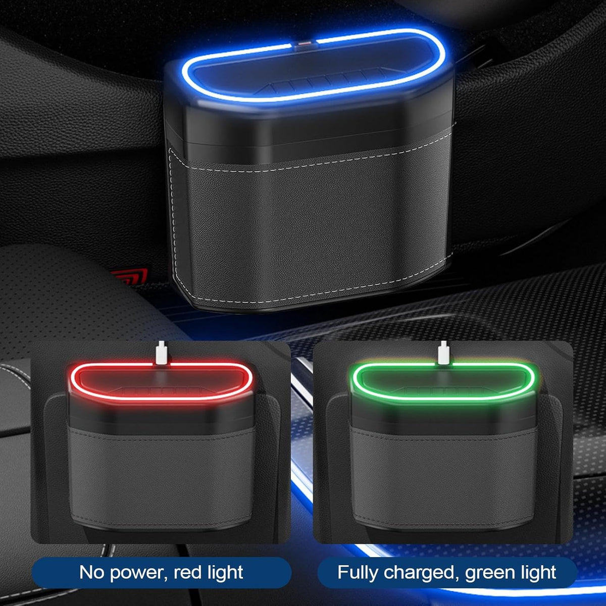Avtoit | Smell-Proof Car Trash Can with Touch Light – Lurevo
