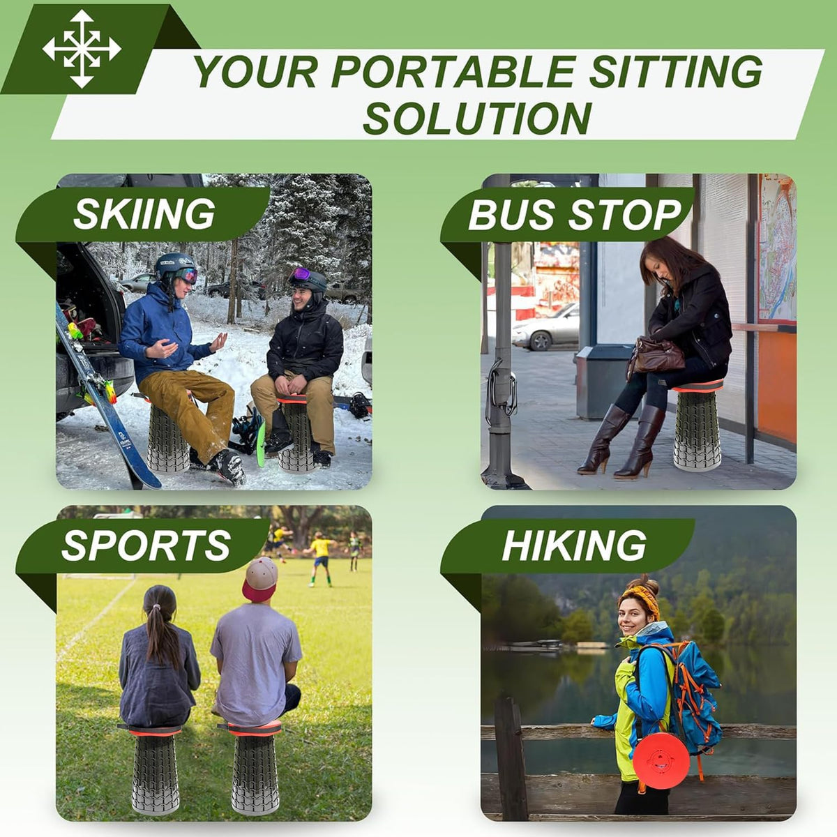 Avtoit | Collapsible Stool with Cushion – SitMax