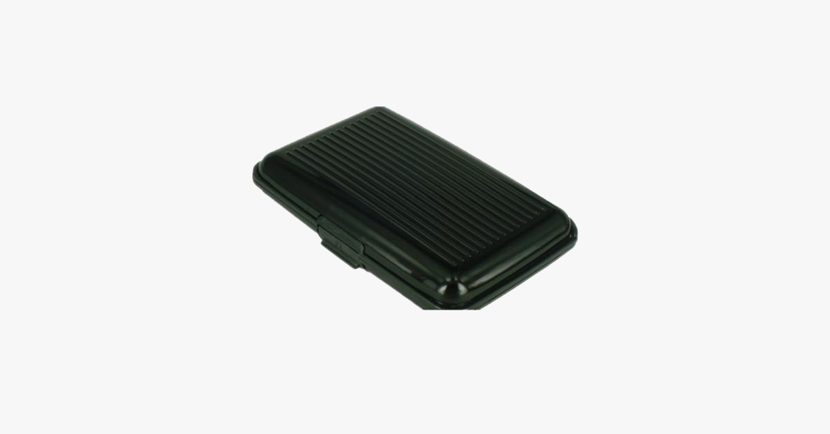 Avtoit | Aluminium Metal Glossy Card Holder - Stylish Travel Wallet - Best Protection Against RFID Scanning
