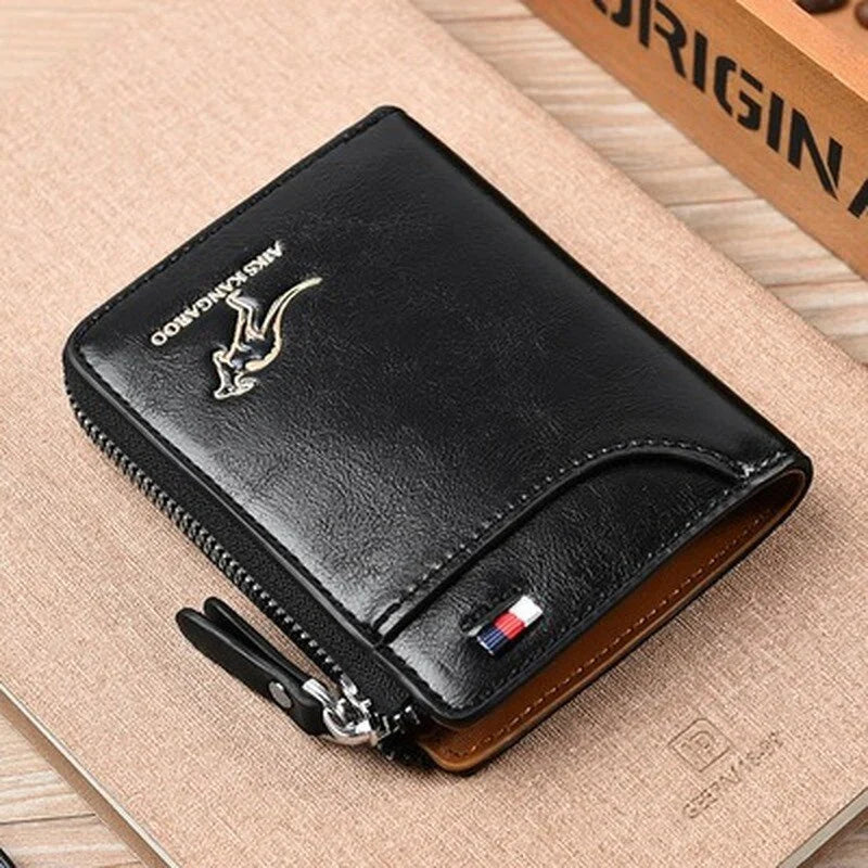 Avtoit | Men's multifunctional RFID-blocking, waterproof and durable PU leather wallet for men