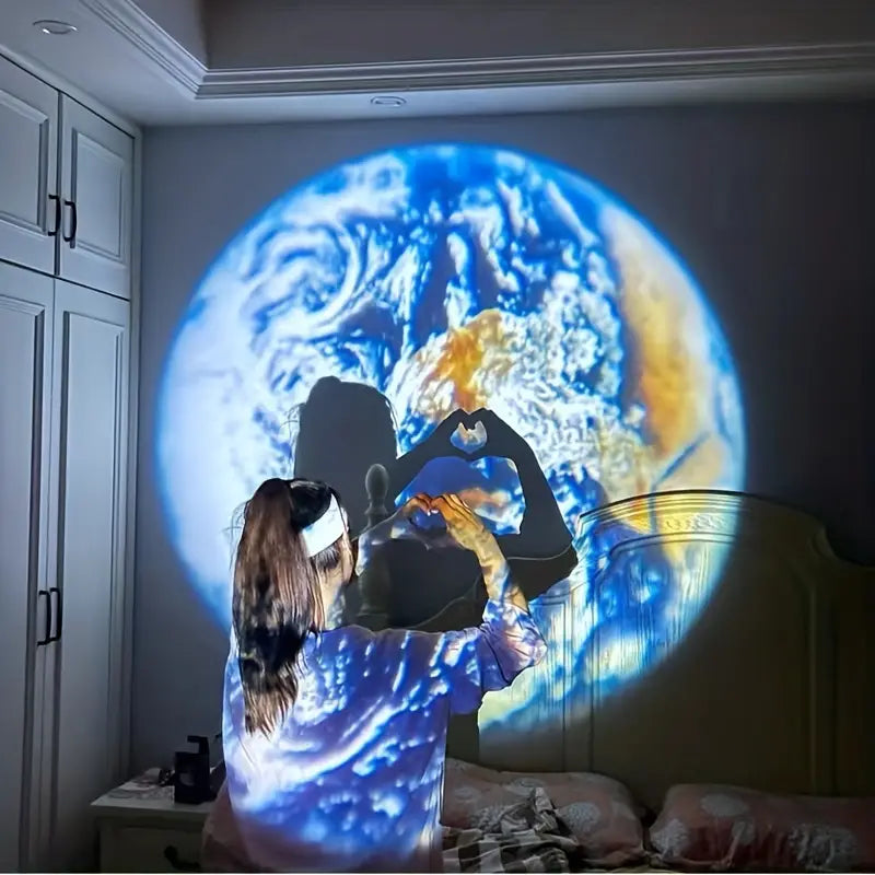 Avtoit | Projection lamp Earth and Moon – Atmospheric ceiling lighting for your home