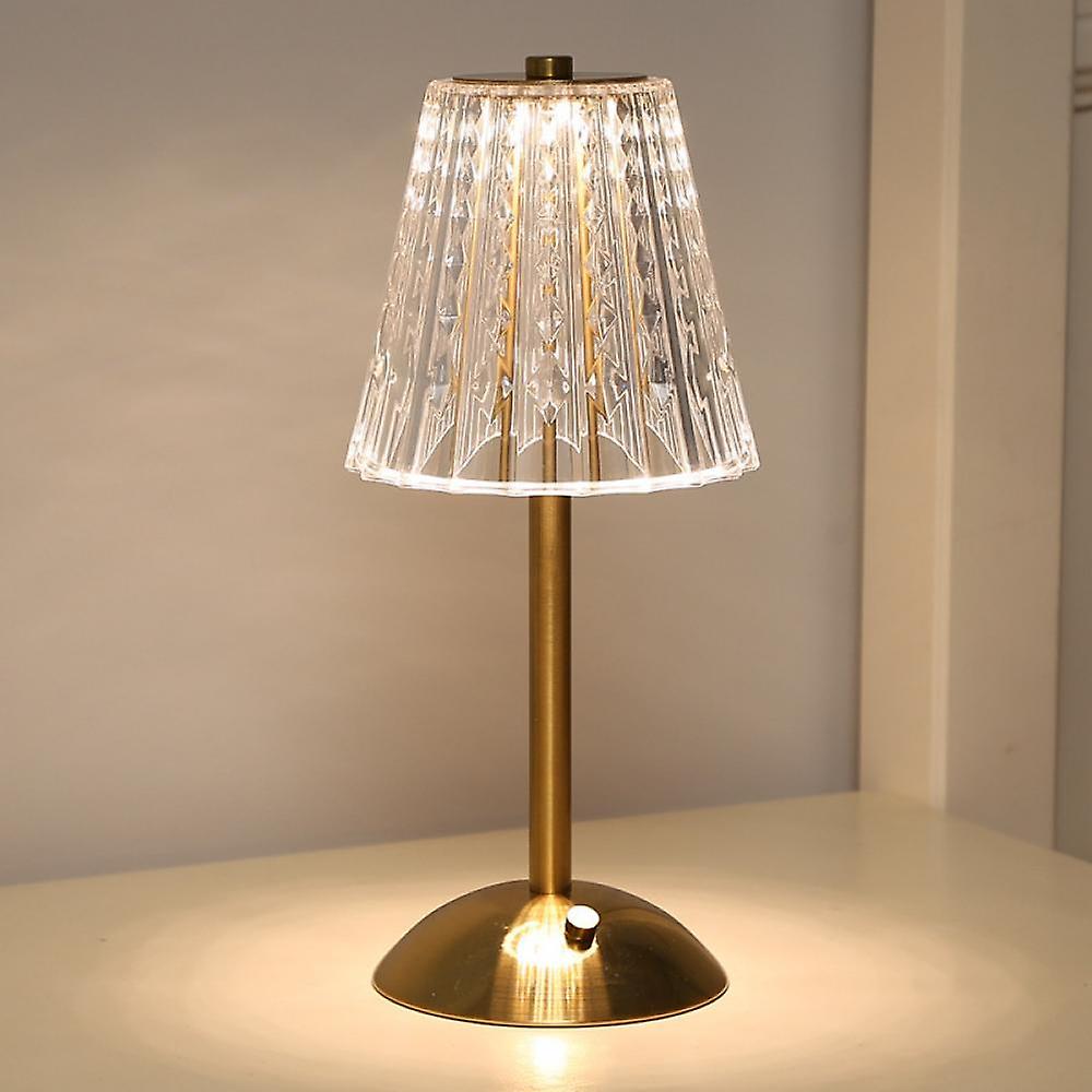 Avtoit | – Gold crystal table lamp