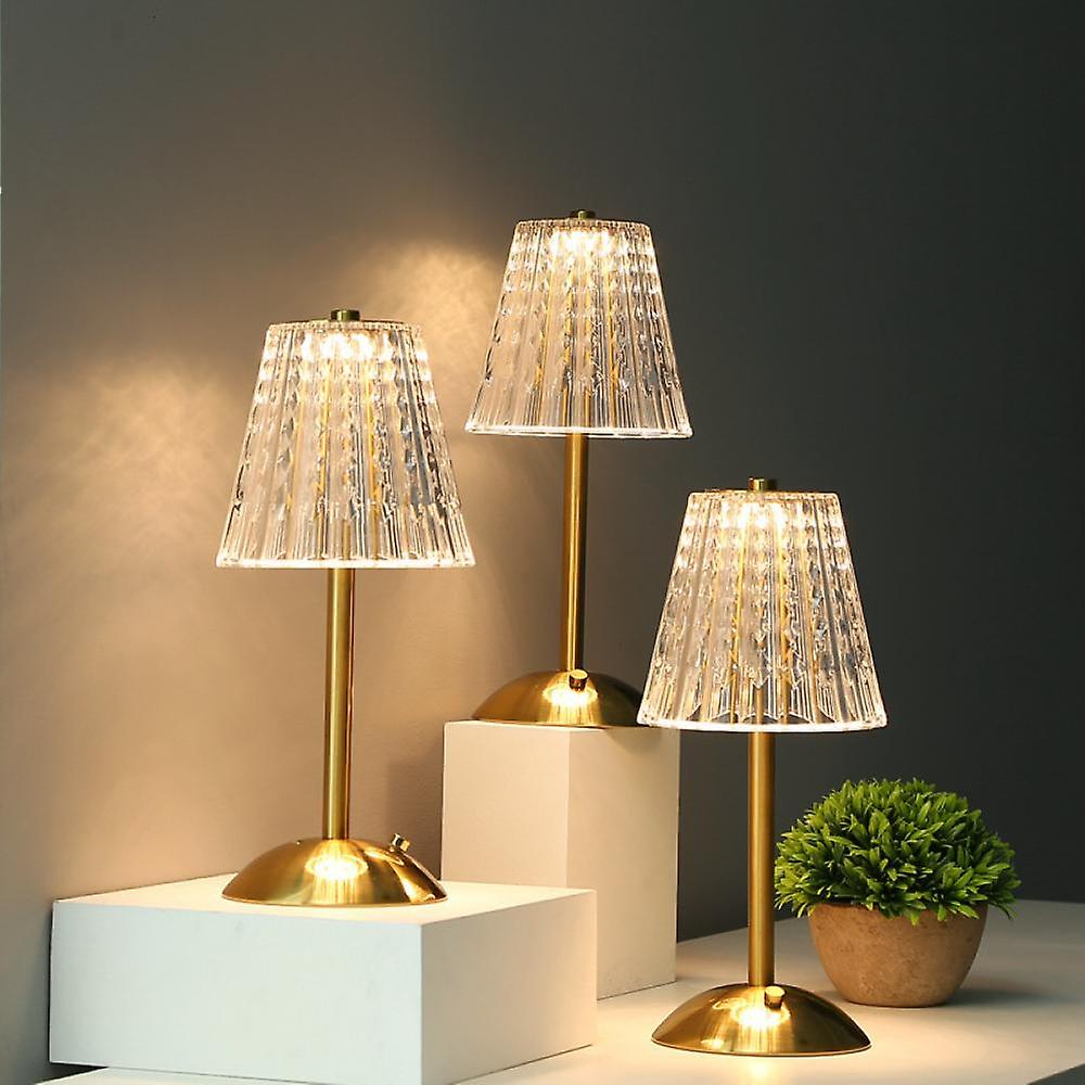 Avtoit | – Gold crystal table lamp