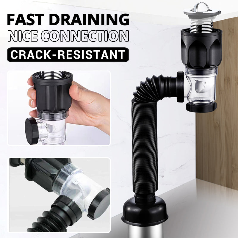 Avtoit | Telescopic drain pipe against odor