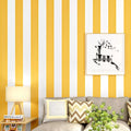 Avtoit | Simple Wide Stripes Non-Adhesive Wallpaper for Coffee Room and Clothing Store, 33 Feet x 20.5 Inches