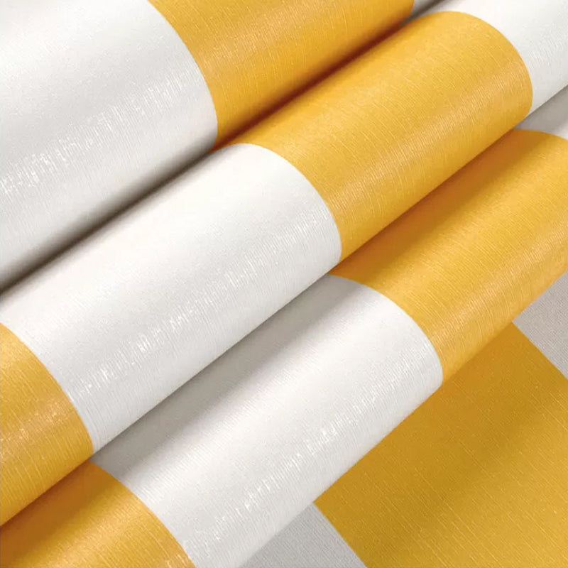 Avtoit | Simple Wide Stripes Non-Adhesive Wallpaper for Coffee Room and Clothing Store, 33 Feet x 20.5 Inches