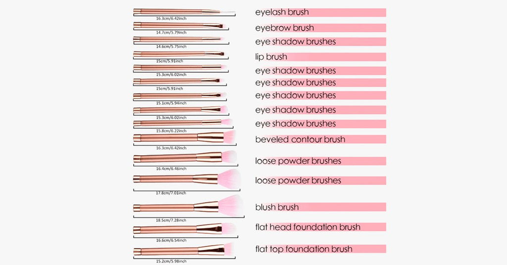 Avtoit | Rose Glamour Brush Set