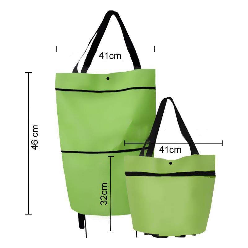 Avtoit | Foldable shopping bag with wheels