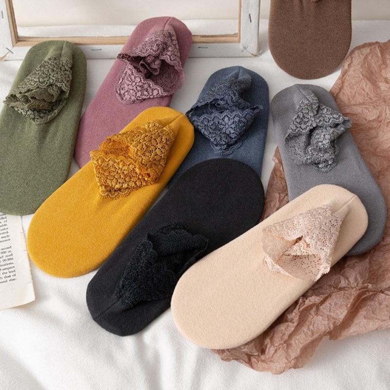Avtoit | Winter New Fashion Lace Warm Socks