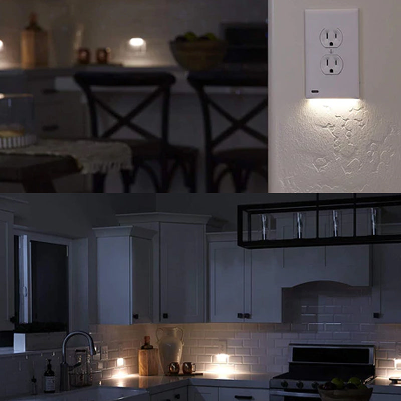Avtoit | Outlet wall plate with LED night lights