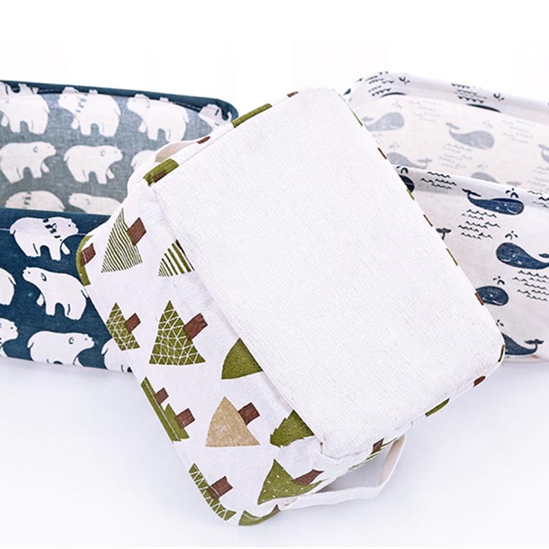 Avtoit | Foldable Cotton Fabric Storage Basket