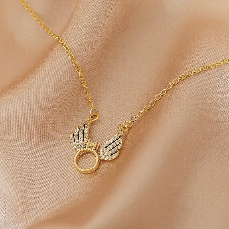 Avtoit | Sterling Silver Angel Wing Necklace