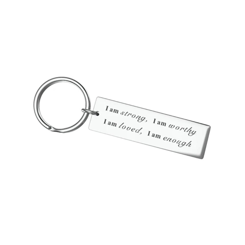 Avtoit | Stainless Steel "I am strong" Keychain