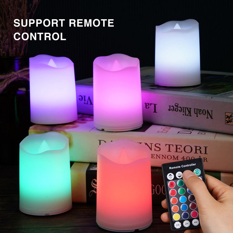 Avtoit | Remote Control Colorful Electronic Candle
