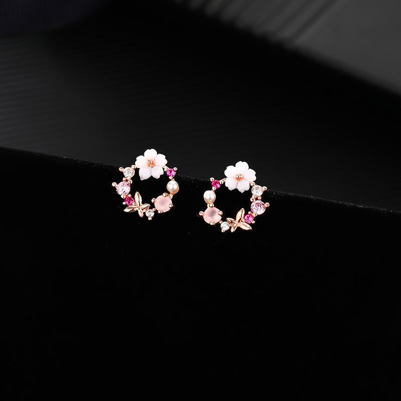 Avtoit | Flower Pearl Earrings
