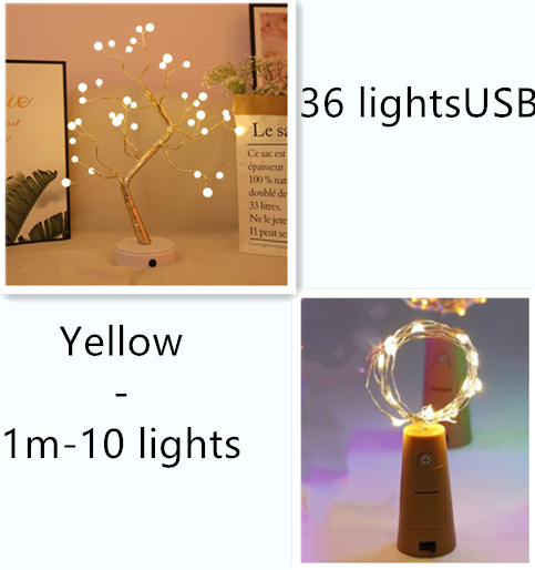Avtoit | LED fairy lights for bottles – decorative lights with wire for creative lighting and DIY projects