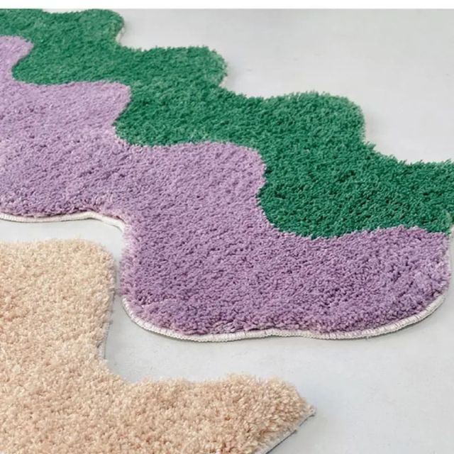 Avtoit | Abstract Color Block Rug made of Cotton-Polyester